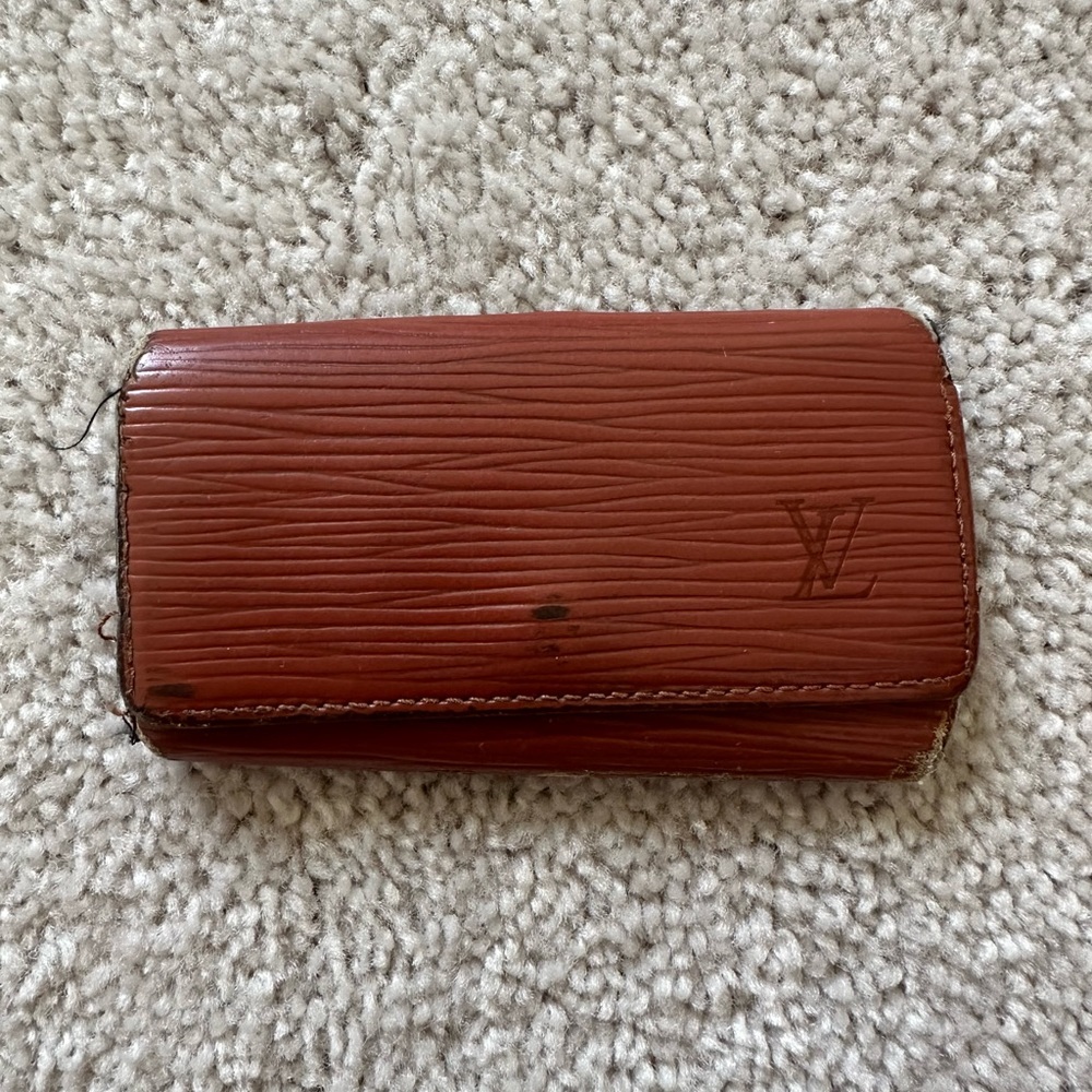 Louis Vuitton Epi Key Case - Brown Epi - 4 key holder - vintage authentic
